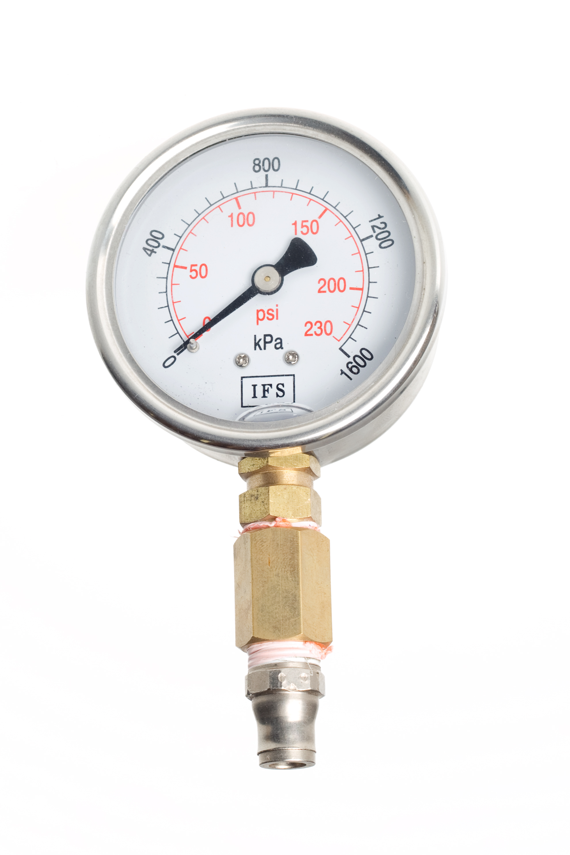 63mm Pressure Gauge 400kpa-60psi